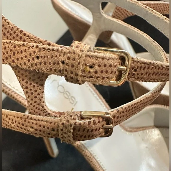 Sergio Rossi Brown Platform Peep-toe stiletto - Size 6.5/EU 36.5